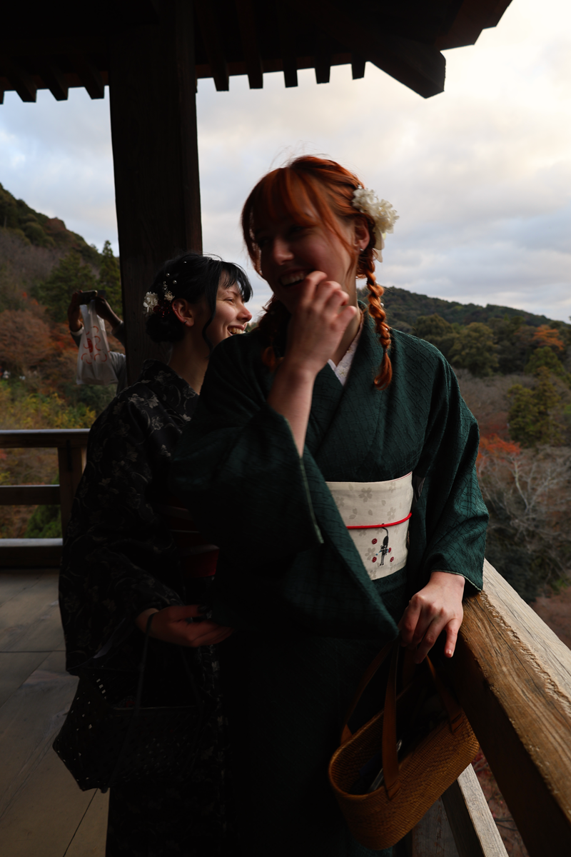 Image of me in Kimono at Kiyomizu Dera, Kyoto.